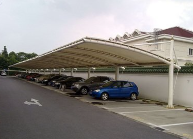 膜結(jié)構(gòu)車棚是否是精品？看清楚了，再掏錢購買哦。